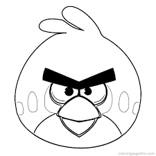 Check out our nice collection of the bird coloringpages. Free Printable Angry Bird Coloring Pages For Kids