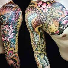 50 Japanese Phoenix Tattoo Designs For Men Mythical Ink Ideas Japanese Phoenix Tattoo Phoenix Tattoo Design Phoenix Tattoo Sleeve