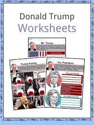 The congress of the united states of america is an important part of the us federal government. Donald Trump Facts Worksheets Information Biography For Kids