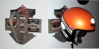 Diy Support De Casque Support De Casque Moto Support Mural Pour Casque Harley Davidson Accessoire Harley Da Harley Helmets Harley Davidson Support Mural