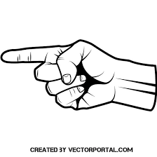 Forefinger Point Vector Image How To Draw Hands Pointing Hand Pattern Illustration