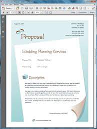 Wedding Planner Services Sample Proposal Event Proposal Wedding Planning Business Wedding Event Planner