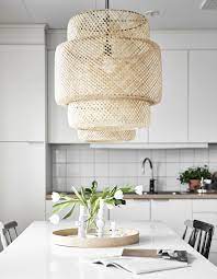 sinnerlig hanglamp bamboe ikea slaapkamer lampen lampen thuisdecoratie