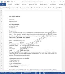 Membuat surat lamaran kerja terlihat gampang. Download Contoh Surat Lamaran Kerja Format Microsoft Word Contoh Surat