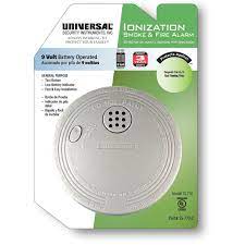 Compare the best smoke detectors. Universal Security Instruments Ss 770 C Battery Operated Ionization Smoke And Fire Alarm