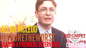 Allan McLeod interviewed at the S4 Premiere Red Carpet for FXX's "You’re  The Worst" #FXX