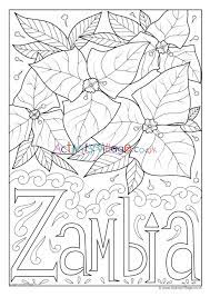 Use crayola® crayons, colored pencils or markers to color the flag of zambia. Zambia National Flower Colouring Page