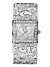 Guess U0256l1 Women S Silver Tone Opulence Bangle Watch Guess Http Www Amazon Com Dp B00bowo73o Ref C Bangle Watches Watches Women Fashion Rhinestone Watches