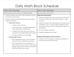 Math Math Blocks Guided Math Daily Math
