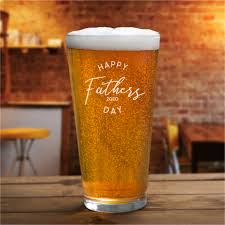 Rectangular frequently bought together + + total price: Happy Father S Day Pint Glass In Script Text Personalized By Kate