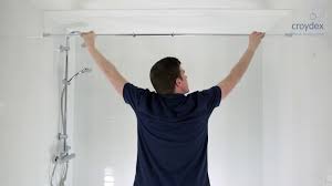 Rating 4.301441 out of 5. Croydex Straight Shower Curtain Rail Screwfix Youtube