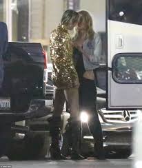 Miley Cyrus passionately kisses Victorias Secret Angel Stella Maxwell  after coming out as bisexual | Daily Mail Online