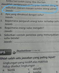 1 Sebutkan Macam Macam Sumber Energi Panas Yang Nomor Satu Kak Brainly Co Id