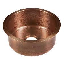antique copper residential prep sink