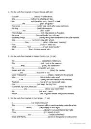 Present Simple Vs Present Continuous Exercises Intermediate Level Pdf Present Simple And Continuous Past Simple Test English Esl Worksheets In 2020 Simple Past Tense Worksheet English Grammar Test Simple Present Tense