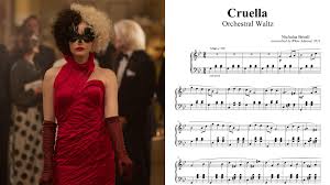 Круэлла (2021) soundtracks on imdb: Cruella Orchestral Waltz Piano Sheet Music Soundtracks