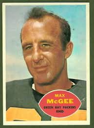 Max McGee 1960 Topps football card. Want to use this image? See the About page. - Max_McGee