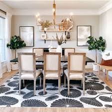 How to size an area. The Right Rug Size For Your Dining Room Ruggable Blog
