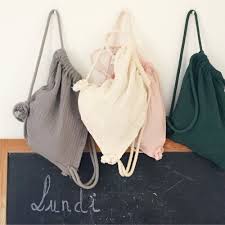 Image Of Petit Sac A Dos Double Gaze De Coton Diy Couture Couture Double Gauze