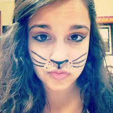 Cat Face Paint Meowww Kitty Face Paint Diy Halloween Face Makeup Cat Face