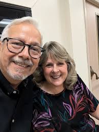 CGS Fall Festival "groupie" hanging with the fabulous entertainer, Carol  Wilson. Carol, "make some noise!" 🤣 (Inside joke)