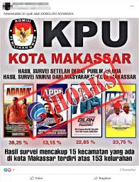 Yang menarik mereka yang akan bertarung pernah mengikuti kontestasi yang sama di pilkada makassar. Cek Fakta Hoaks Hasil Survei Elektabilitas Paslon Pilkada Makassar Catut Nama Kpu Merdeka Com