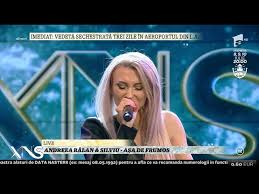 Mom of ella & clara/singer/dancer/entertainer/paradise show/vlogger/judge te cunosc de undeva/ambasador satele copiilor booking: Andreea Balan Asa De Frumos Live Tvshow Youtube