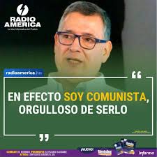 Por este medio, deseo comunicar a todas las personas que me adversan, y a  quienes me siguen que, en efecto, soy comunista”, posteó el ministro de  Planificación Estratégica Ricardo Salgado, en su