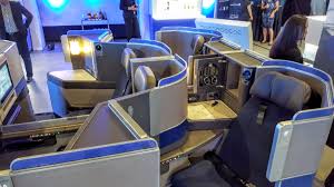 The benefit of these seats is that they have a bit more privacy than most fully flat forward facing seats, as they're slightly staggered. Deep Dive United Polaris Business Class Part 1 Of 3 Travelskills