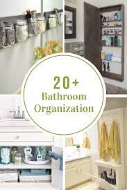 Use a lazy susan in your bathroom cabinets to more easily reach the areas in the back. Bathroom Organization Tips The Idea Room