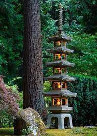 Pagoda Tower Stone Lantern Portland Japanese Garden C Chris Bidleman Photography Japanesegardendesign Portland Japanese Garden Pagoda Garden Japanese Garden