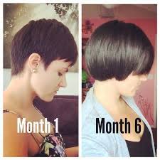 My Hair Journey On Instagram Side View Of Progress The Layers Have Caught Up I Ve Been To The Hair Growth Stages Growing Out A Pixie Haircut Hair Journey