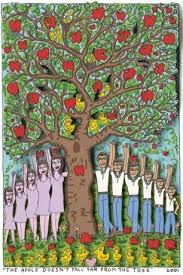 The apple doesn t fall far from the tree. The Apple Doesn T Fall Far From The Tree James Rizzi