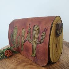 Boho Brown Leather Crossbody Women Bag Wood Sides Tooled Etsy In 2020 Wooden Bag Bags Crossbody Bag Pattern