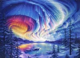 Aurora Square Diamond Painting 5d Arts Crafts Sewing Cross Stitch Cross Stitch Landscape Cross Paintings Diamond Painting