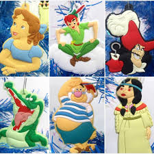 Price 16 95 Disney S Peter Pan Christmas Ornaments Six Piece Set Brand New Peter Pan Disney Christmas Ornament Sets Christmas Ornaments