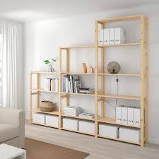 Ivar 3 Section Shelving Unit Pine 102x11 3 4x89 Ikea Ikea Regal Billige Regale Ikea