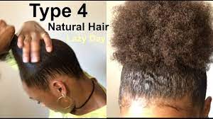 Get started and inspired by. Lazy Hairstyle For Thick Kinky Curly Natural Hair How To Sleek High Puff 2016 4a 4b 4c Youtube