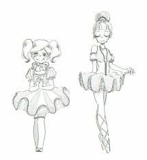 In the section ballerina coloring pages you can find printable pictures with the images of one of the most distinguished, womanly. Ballora And Baby So Cute Fnaf Drawings Anime Fnaf Fnaf Art