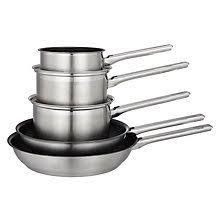 Saucepan Sets Ranges John Lewis Pan Set Classic Cookware Milk Pan