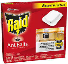 This raid ant killer bait works very well. Amazon Com Raid Ant Killer Baits For Household Use Child Resistant 8 Count Patio Lawn Garden