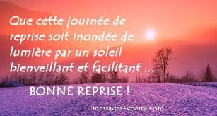 Exemples d'usage pour « je vous souhaite un » en anglais. Message Originaux Pour Souhaiter Une Bonne Reprise Et Bon Courage