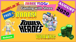 You can get free xp, coins, crates and more. Roblox Free Codes Tower Heroes In 60 Seconds Video All New Codes Roblox Coding Hero Games