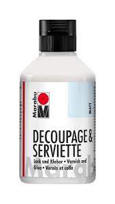 Unser team an produkttestern hat verschiedenste marken untersucht und wir präsentieren ihnen als interessierte hier. Marabu Serviettenlack Kleber Matt 250ml Vbs Hobby Bastelshop