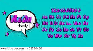 Back issues is an entirely free font that comes in regular, italic and bold for all your comic strip needs. Neon Comic Book Pop Vector Photo Free Trial Bigstock