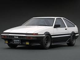The nameplate trueno derives from the spanish word for thunder, and levin derives from the middle english for lightning. Toyota Sprinter Trueno 3dr Gt Apex Ae86 White Diecast Car Hobbysearch Diecast Car Store