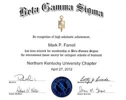 beta gamma sigma international honor
