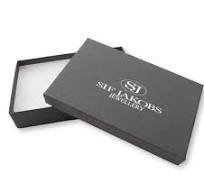 100 X CUSTOM LOGO GREY JEWELLERY GIFT BOXES SILVER / GOLD FOIL NECKLACE  BRACELET | eBay