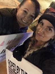 Animal rights protest at Fort Worth Stock Show & Rodeo