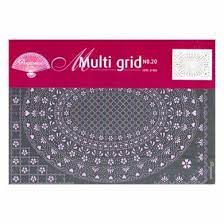Pergamano Multi Grid 20 Oval Parchment Craft Grid Cardmaking
